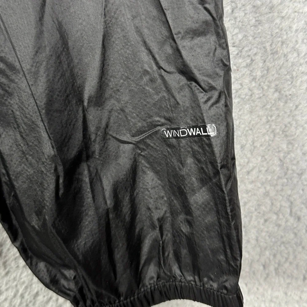 The North Face WindWall Jacket Mens XL Black Full Zip Windbreaker Long Sleeve